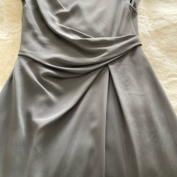 Alberta Ferretti authentic luxury grey dress, size 8-10 - Picture 9 of 11